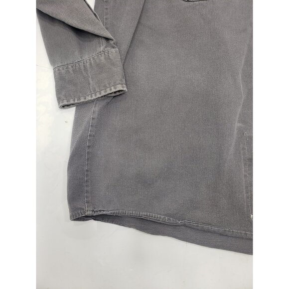 Wrangler Riggs FR Shirt Mens Large Regular Gray Flame Resistant Work HRC2 - Picture 4 of 9